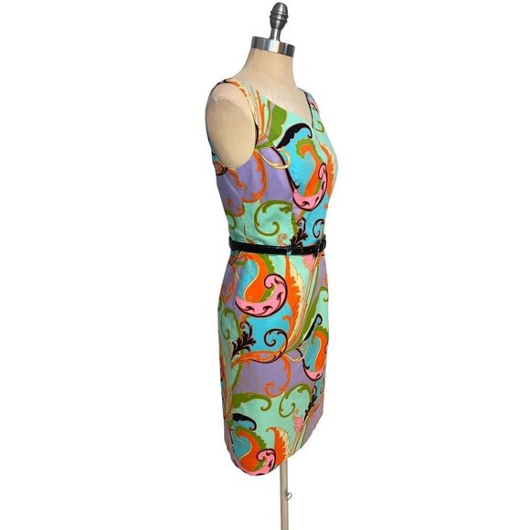 David Meister Women's Dress Multicolor Abstract Print Size 8 fits size 6 - Picture 2 of 5
